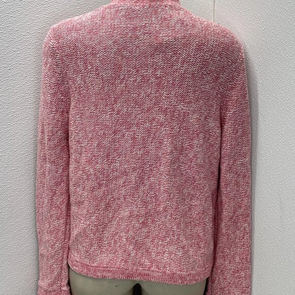 J.McLaughlin Women’s Simone Cardigan Jacket Size M Pink — Hook & Eye Closure - Picture 2 of 8